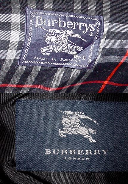 Burberry vs blue label